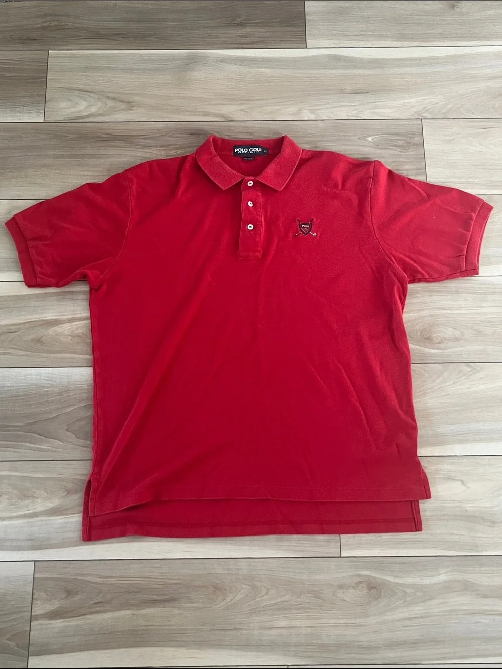 Polo Golf by Ralph Lauren Red Men’s Short Sleeve Polo Shirt